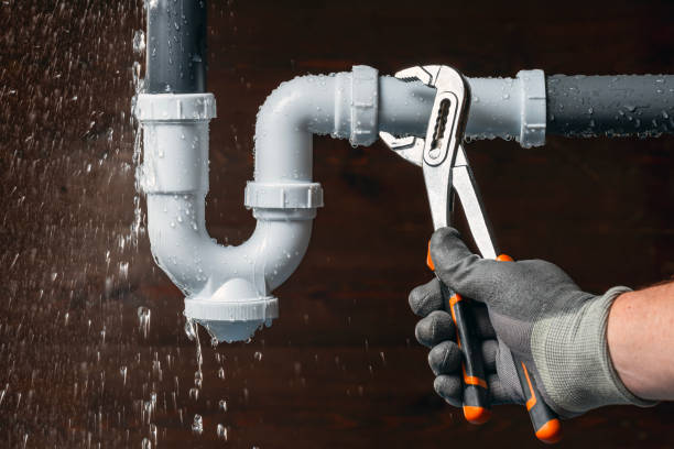 Professional Drain Cleaning technician working in Newington, VA